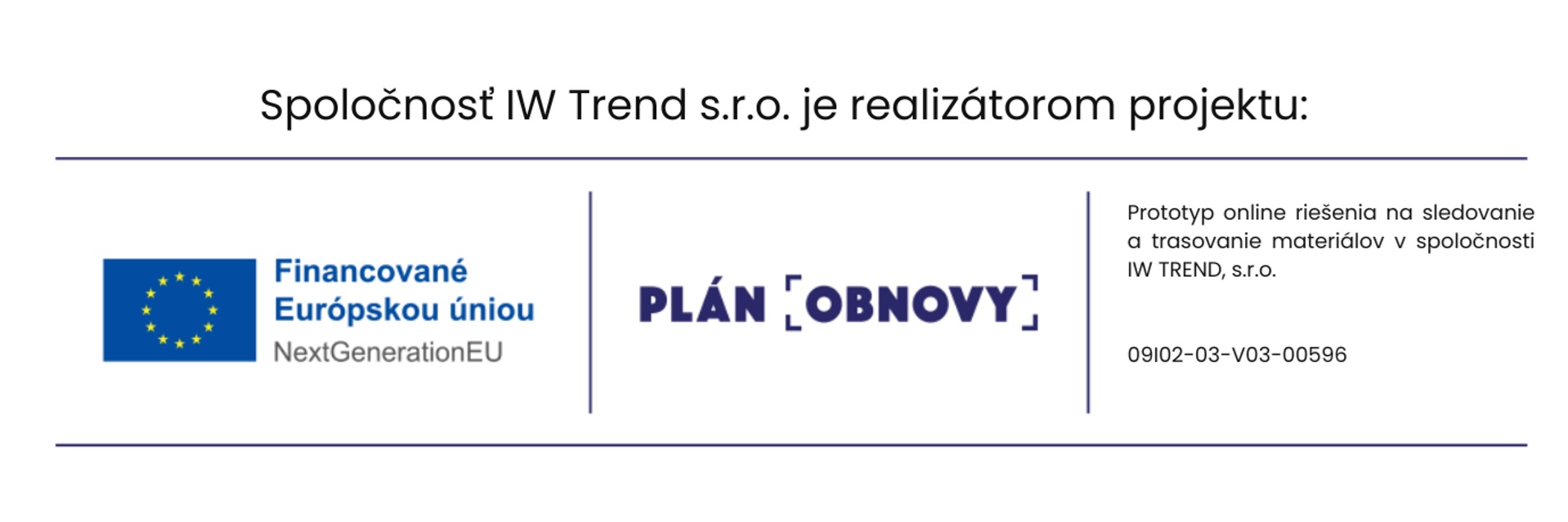 Projekt z Planu Obnovy